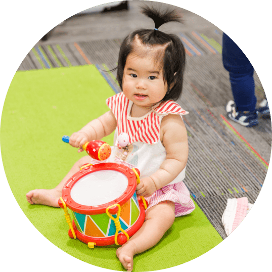 Children learning music